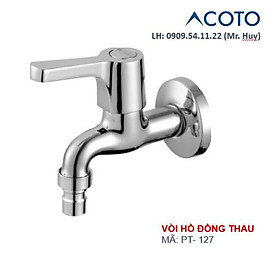 Vòi hồ đồng thau PT-127