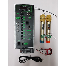 Mua Combo Mạch Loa Kéo 4 tấc đơn kèm 2 Mic UHF