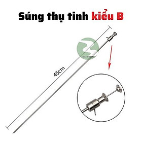 dụng cụ bắn tinh phối giống bò 45cm