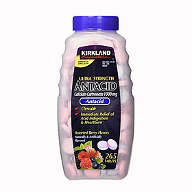 Kẹo chống đầy hơi Kirkland Signature Ultra Strength Antacid Calcium 1000mg 265 viên