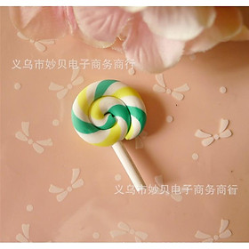 Charm kẹo mút cầu vồng cho các bạn trang trí ốp điện thoại, nhà búp bê, DIY