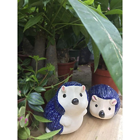 Thú trang trí - Cặp Nhím xanh dễ thương
