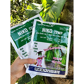 Thuốc trừ bệnh Niko 72WP phòng trừ nấm bệnh gây hại cây trồng gói 100gram