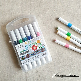 Mua Bút Màu Acrylic Marker 12/24/36/48/60 cao cấp - Bút lông màu
