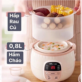 Mua NỒI NẤU CHÁO  NINH  HẦM  HẤP CÁCH THUỶ 4 IN 1 - MÀU HỒNG