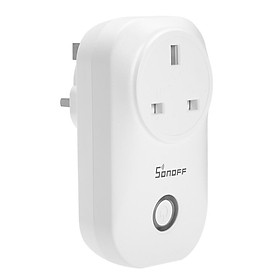 SONOFF S20 ITEAD Wifi Wireless Remote Control Socket Charging Adapter Smart Home Power Socket UK Via Phone App Smart Timer Works with Amazon Alexa and for Google Home/Nest Home Plug