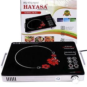 Mua  Bếp không kén nồi chảo  Bếp Hồng Ngoại Không Kén nồi Hayasa công suất 2000W công suất lớn nấu nhanh tiết kiệm điện-Hàng chính hãng