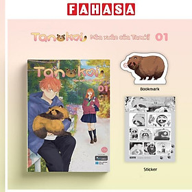 Sách - Tanukoi - Mùa Xuân Của Tanuki - Tập 1 - Tặng Kèm Bookmark Bồi Cứng + Sticker