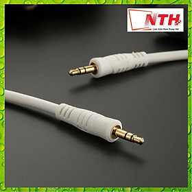 Mua Cáp Nối Dài Dây Loa 2 Đầu 3.5 mm  1 Đầu Ra 1 Đầu 3.5 mm Dài 1.5M 1.8M 3M 5M 10M - Dây Trắng - NTH