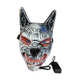 Up Face  Adults Glowing Decorations Kids Headwear Halloween Wolf