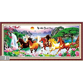Mua Tranh thêu chữ thập mã đáo thành công MN0079 - 150 x 70 cm - chưa thêu
