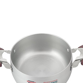Mua Bộ 3 Nồi Anod Vung Kính Sunhouse SH6633-20 - Trắng Bạc (16cm  20cm  24cm)