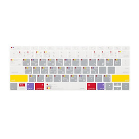 Phủ bàn phím JCPAL Verskin MacOS cho Macbook - Air 13''/Retina 13''/15''/17'' - Hàng chính hãng