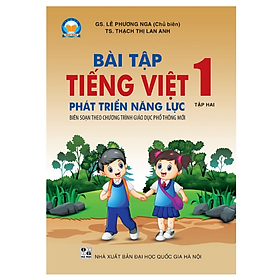 Sách - Bài tập Tiếng Việt 1 Tập 2 Phát triển năng lực (Biên soạn theo SGK TIẾNG VIỆT 1 - Tập hai - CÁNH DIỀU ...)