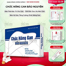 Thực phẩm bảo vệ sức khỏe Viên uống Chức năng gan Bảo Nguyên
