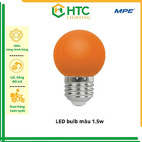 Bóng LED BULB Màu Trang Trí 1W, các màu: đỏ, cam, hồng, vàng, xanh, trắng