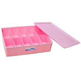 Mua Khay nhựa đựng đồ lót 10 ngăn Homestar (Xanh/Hồng)