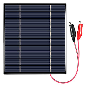 Tấm Năng Lượng Mặt Trời Có Kẹp Để Sạc Điện 2.5W 5V