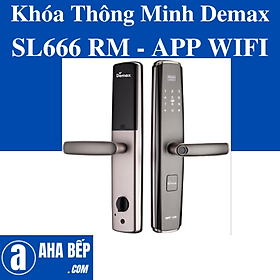 KHÓA THÔNG MINH DEMAX SL666 RM - APP WIFI - HÀNG CHÍNH HÃNG