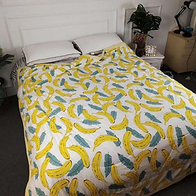 Chăn hè cotton đũi họa tiết - CH10