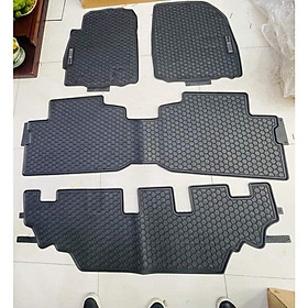 Hình ảnh Thảm Lót Sàn Cao Su Xe Mitsubishi Xpander 2022-2018 Mẫu Tổ Ong Cao Cấp