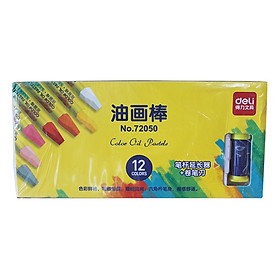 Bộ Bút Sáp Dầu Deli 12 Màu