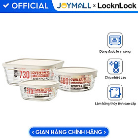 Mua Hộp thủy tinh cao cấp Lock&Lock Easy Seal Container P-0810 P-0815 P-0811  Hàng chính hãng  nhiều dung tích - JoyMall