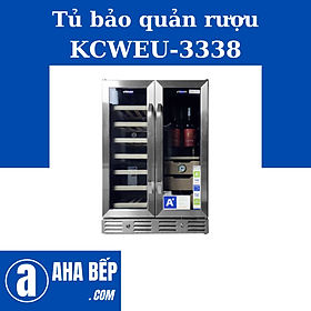 Mua TỦ BẢO QUẢN RƯỢU - CIGAR KCWEU-3338 (SIDE BY SIDE 120L). Hàng chính hãng