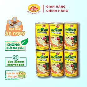 Chè Sen Long Nhãn Minh Trung 365g Không Chất Bảo Quản - Combo 6 Lon Chè Sen Long Nhãn 6