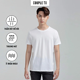 Áo Thun Nam Cổ Tròn Couple TX Basic In Logo X