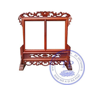 Hình ảnh Khung ảnh thờ đôi gỗ hương 25 x 35 cm