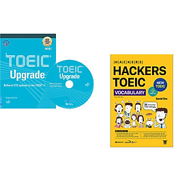 Combo 2 cuốn sách: TOEIC Upgrade + Hackers Toeic Vocabulary