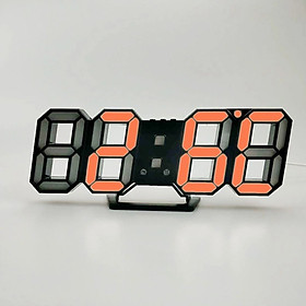 Đồng Hồ Điện Tử Treo Tường Mặt Kính 3D