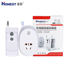 Mua Ổ cắm Honest HT-9501CZD 2 chấu điều khiển từ xa 1000m công suất lớn tiêu chuẩn châu âu EU