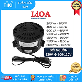 Biến áp đổi nguồn lioa 220v sang 100v 110v 120v