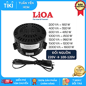 Mua Biến áp đổi nguồn LIOA 220V sang 100V 110V 120V (200VA  400VA  600VA  1000VA  1200VA  1500VA  2000VA)