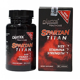 Thực phẩm chức năng hỗ trợ tăng cường sức khỏe nam giới Spartan Titan Damode lọ 30 viên