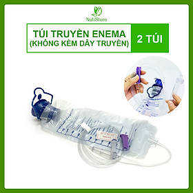 Túi Truyền Cafe Thải Độc Đại Tràng (Combo 2 Túi), Túi Truyền Enema (1200ml); Không Kèm Dây Truyền Enema