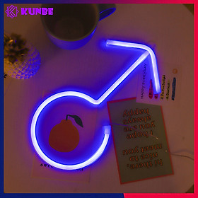Đèn LED Neon Trang Trí KUNBE Treo Tường Decor Phòng Làm Việc, Phòng Ngủ, Sự Kiện Đa Dạng Kiểu Dáng Màu Sắc