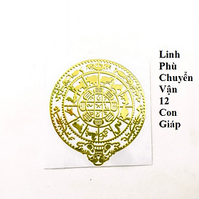 Mua Linh Phù Chuyển Vận 12 Con Giáp  Dùng linh phù để dán điện thoại  laptop  xe máy  xe hơi  bàn thờ ông địa hay vị trí làm việc  kích thước 4.5x3cm  màu vàng - TMT Collection - SP005350