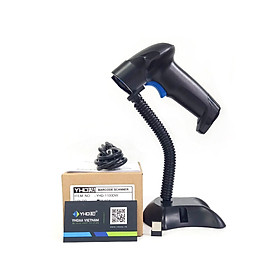 Mua Máy quét mã vạch không dây YHD 1100DW 2D đọc mã vạch Barcode(1D)  Qrcode(2D) kết nối đầu thu USB dùng trên Máy tính  Laptop - Hàng Nhập Khẩu