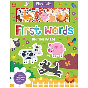 Hình ảnh sách First Words On The Farm (Play Felt Educational)