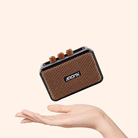 Mua Loa Đàn Guitar Acoustic Aroma AG -04 I Loa Ampli Guitar Điện Mini Aroma AG-04