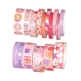 Mua 15Rolls Scrapbook Paper Washi Tape Album Craft Adhesive DIY ...