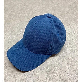 Mũ/nón lưỡi trai chất nhung gân unisex ‍