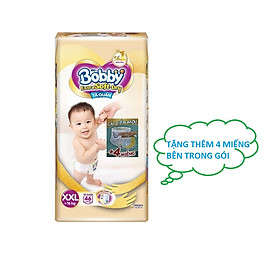 BOBBY TẢ QUẦN CAO CẤP EXTRA SOFT DRY XXL46 (TẶNG 4 MIẾNG TRONG GÓI)