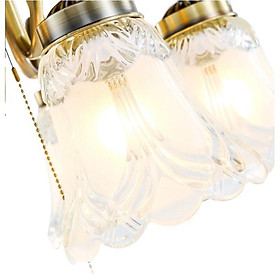 Đèn quạt HEMODIN 3 chế độ sáng phong cách cổ điển - kèm bóng LED chuyên dụng
