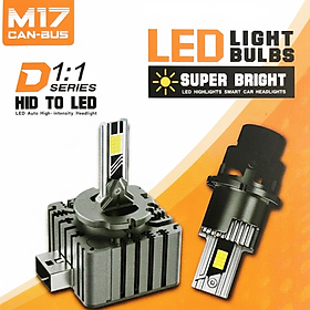 Đèn D3S KIA Mercedez, Audi, BMW HID Xenon Sang đèn Led Bóng Đèn Pha Led Ô Tô D3S Canbus Không Lỗi - 6000K Trắng