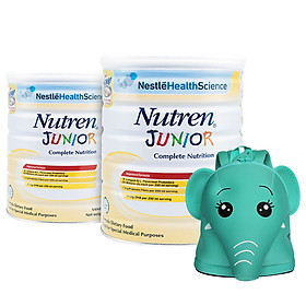 Combo 2 Sản Phẩm Dinh Dưỡng Y Học NUTREN JUNIOR lon 800g - Tặng balo con voi