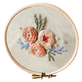 1 Set Flowers Pattern Embroidery Cross Stitch Kits Sewing Craft Supplies